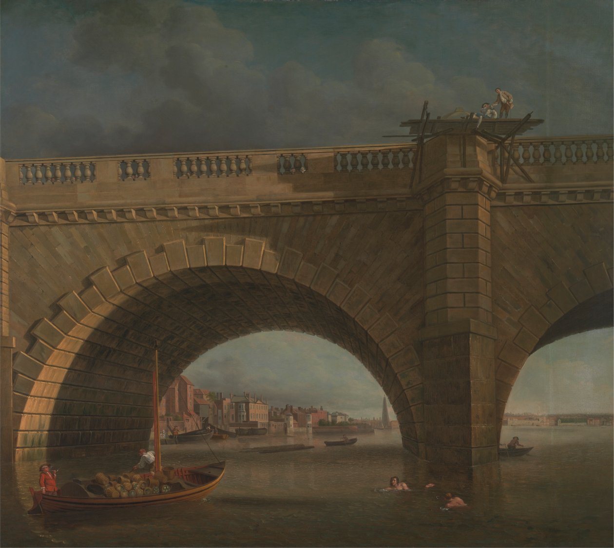 Arches of Westminster Bridge av Samuel Scott