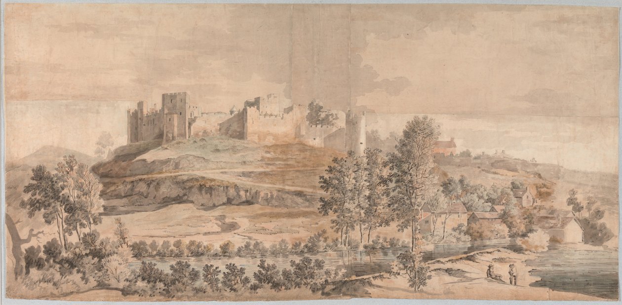 Ludlow slott av Samuel Scott