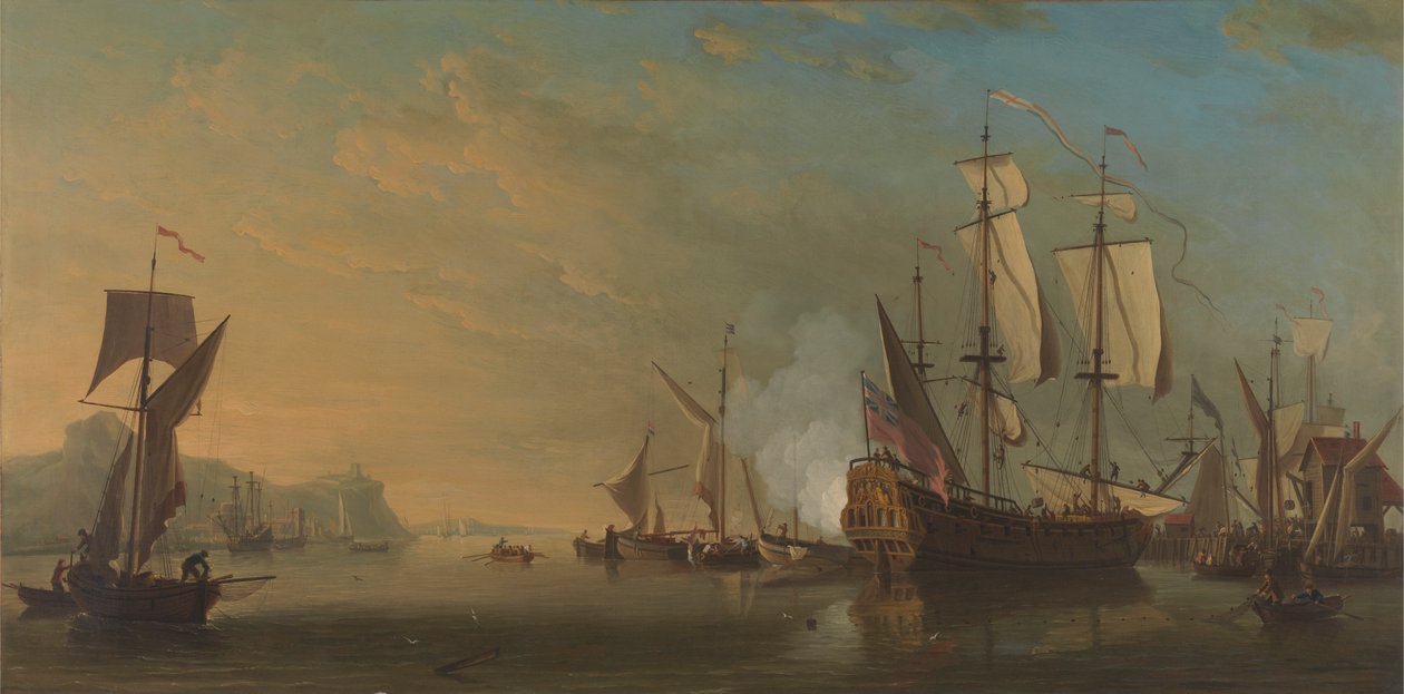 Frakt fra Dover av Samuel Scott