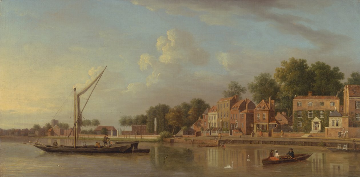 Themsen ved Twickenham av Samuel Scott