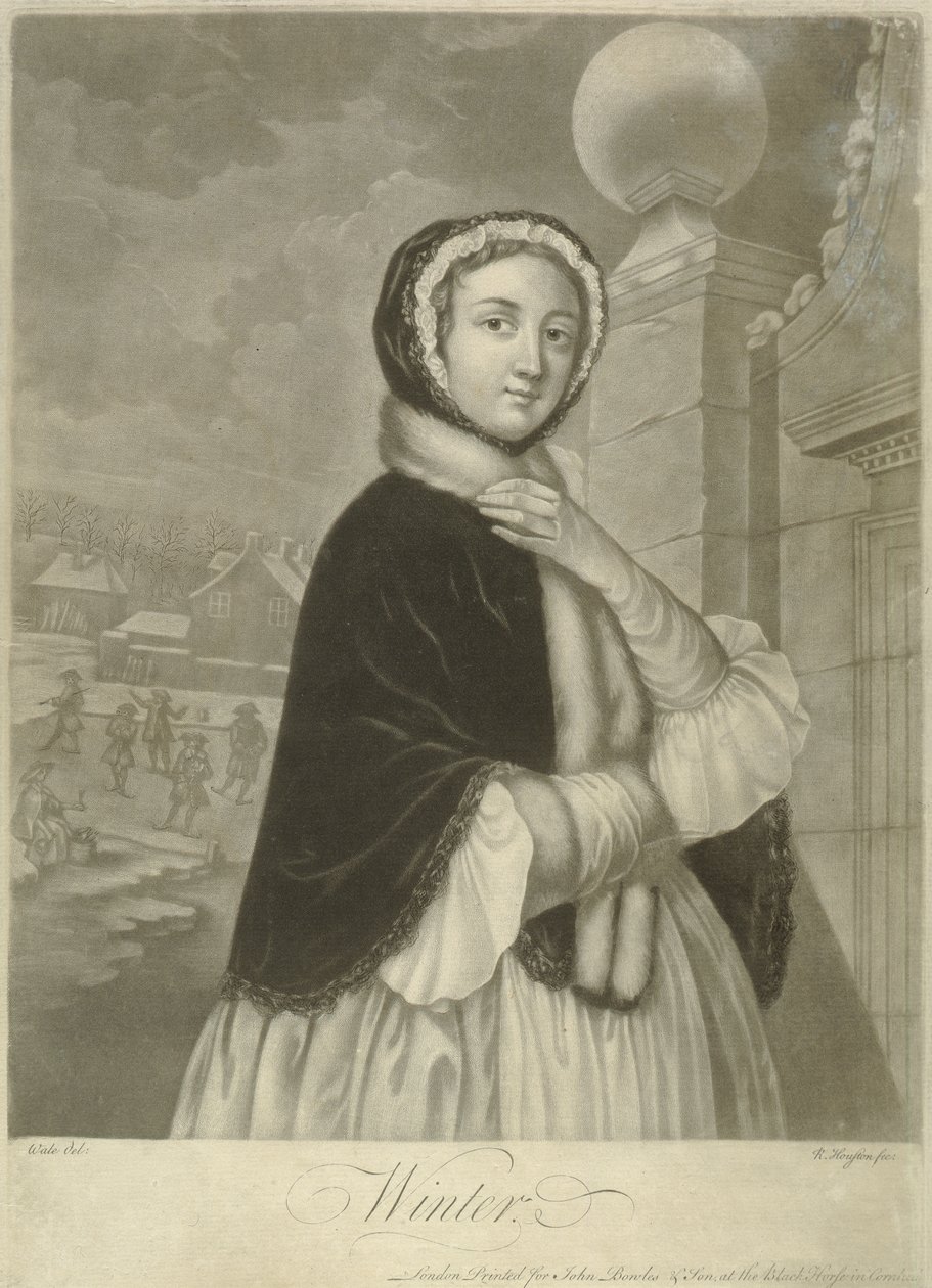 Vinter (mezzotint) av Samuel Wale