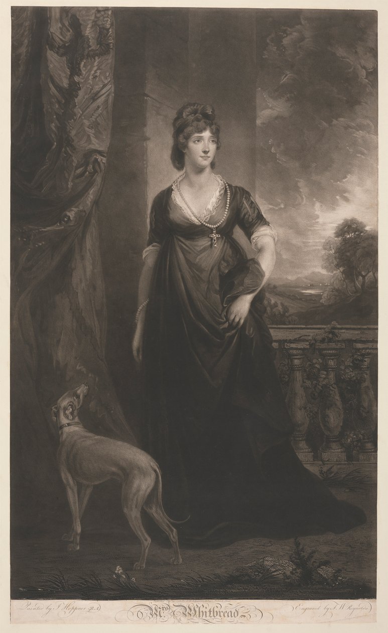 Mrs. Whitbread av Samuel William Reynolds