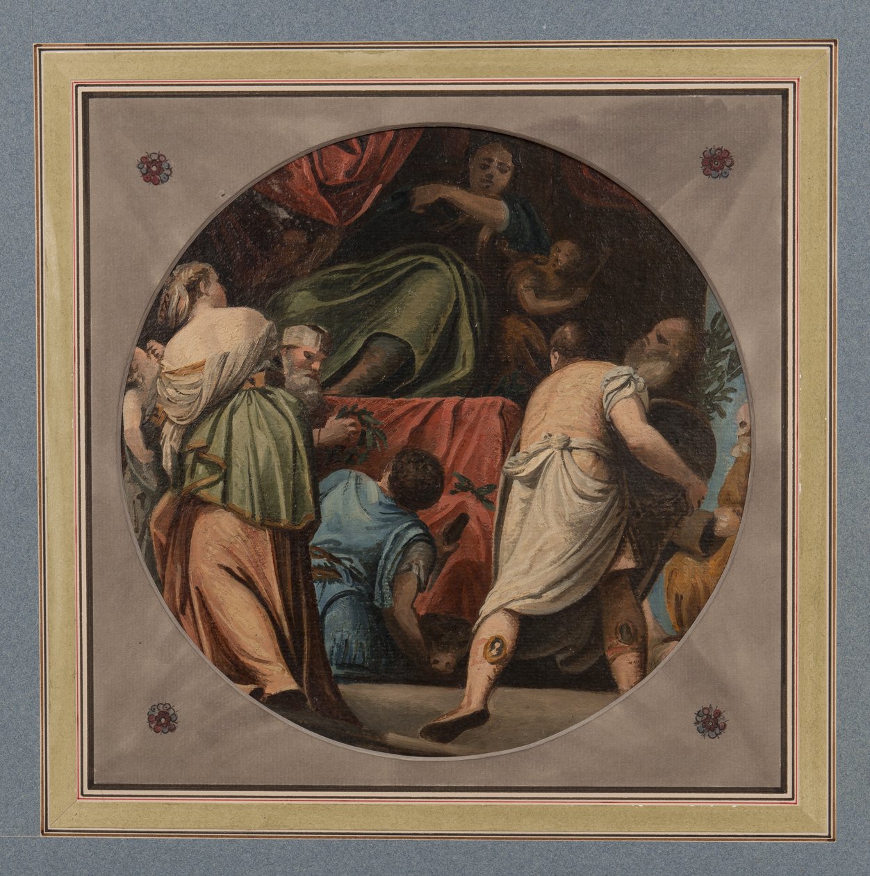 Takrundell (olje på papir) av Samuel Woodforde