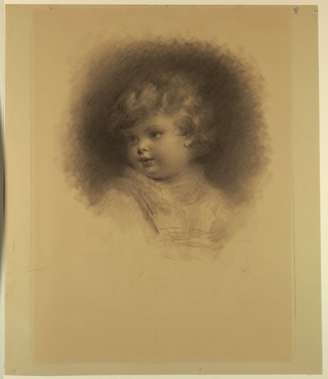 Portrett av et barn av Samuel Worcester Rowse