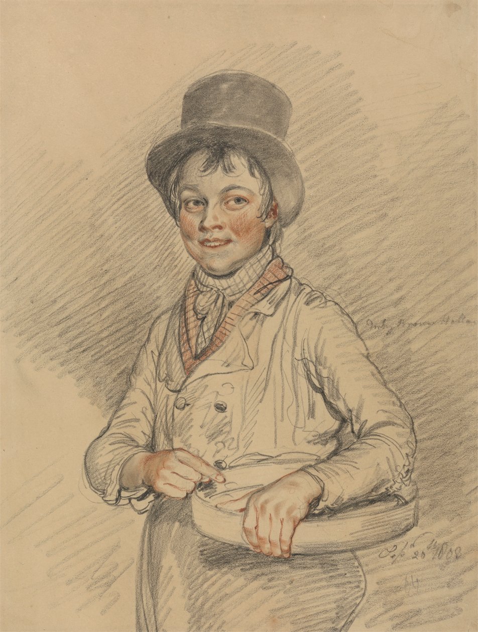 En gutt med en kurv av Samuel de Wilde