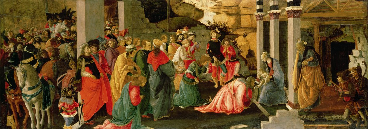 Adoration of the Magi, ca. 1470 (tempera på panel) av Sandro Botticelli
