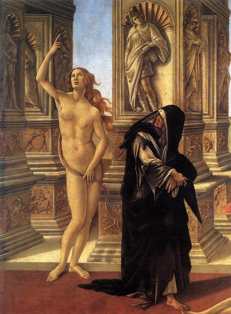 Calumny of Apelles av Sandro Botticelli