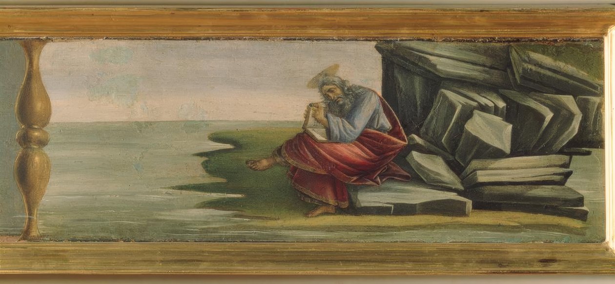 John på Patmos av Sandro Botticelli