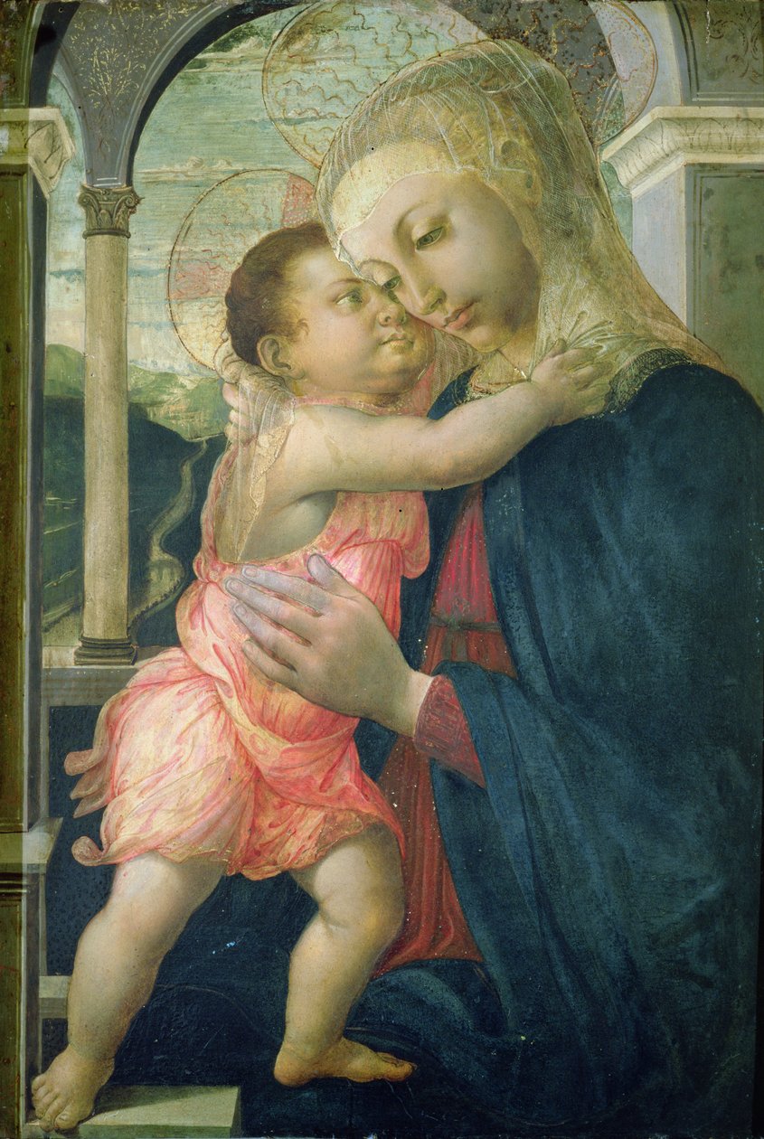 Madonna of the Loggia, 1467-70 av Sandro Botticelli
