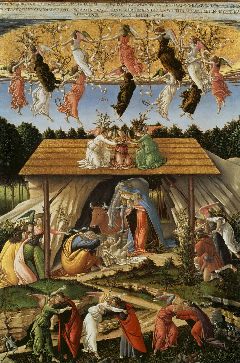 Mystisk fødsel, 1500 av Sandro Botticelli