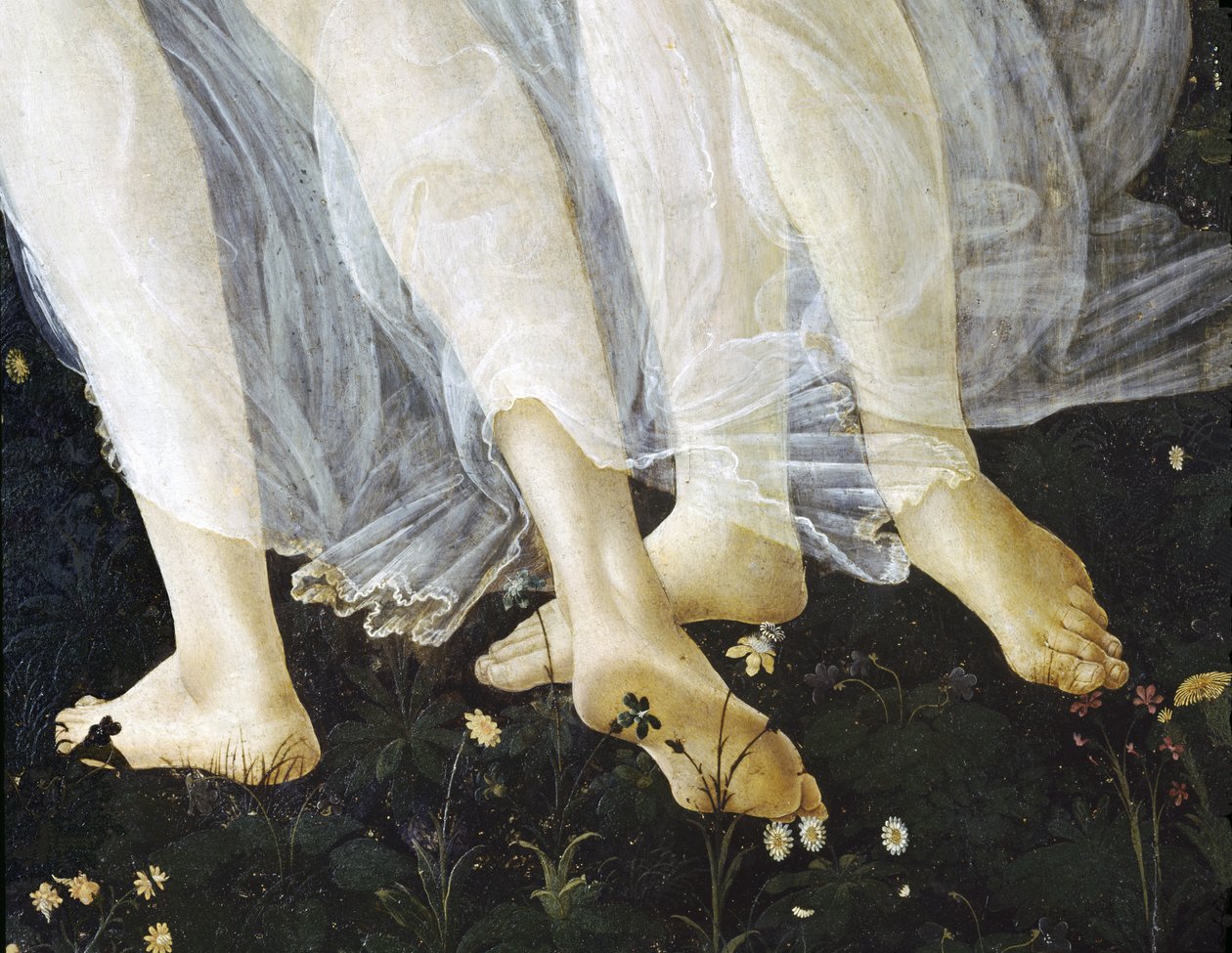 Primavera, ca. 1478, tempera på paneldetalj av 558 av Sandro Botticelli
