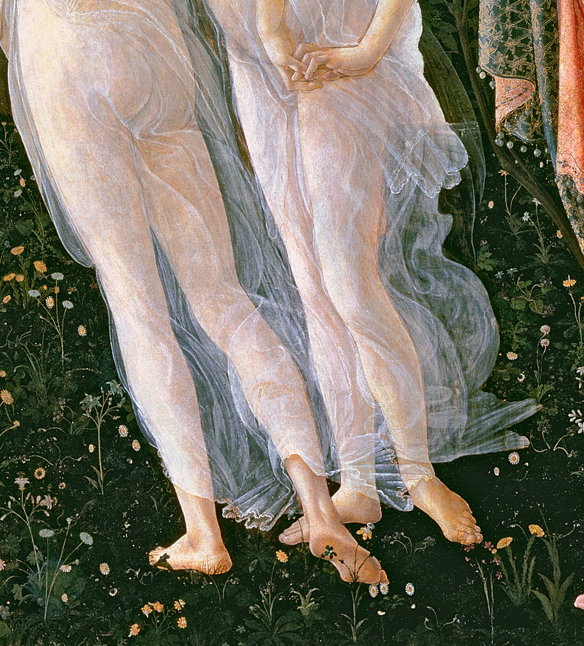 Primavera, ca. 1478, tempera på paneldetalj av 558 av Sandro Botticelli