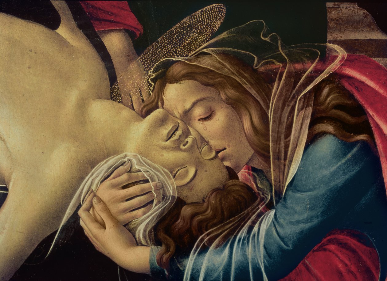 The Lamentation of Christ, ca. 1490 (detalj av 604) av Sandro Botticelli