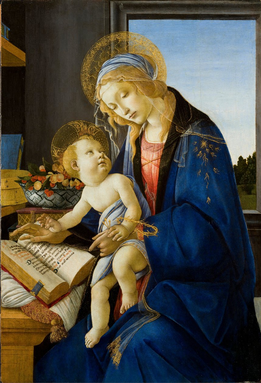 Jomfruen og barnet av Sandro Botticelli