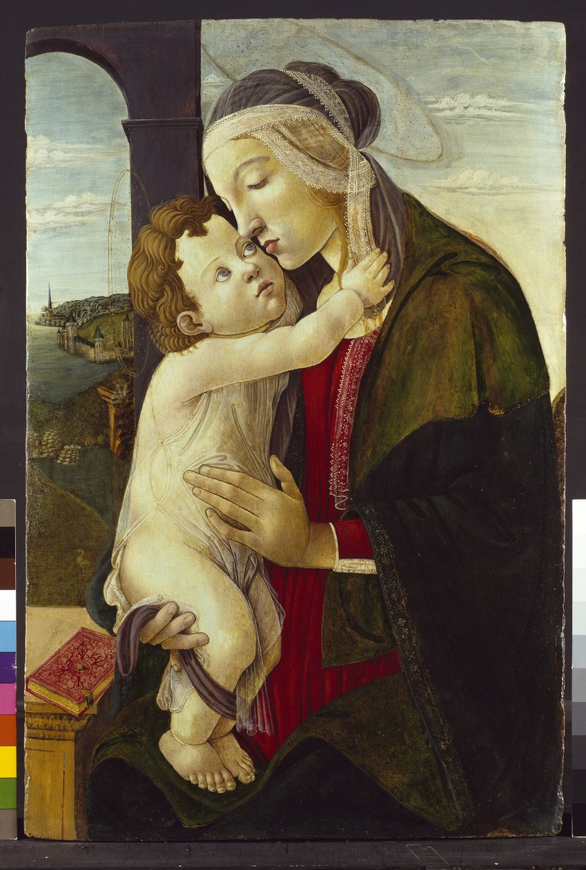 Jomfruen og barnet, 1400-tallet av Sandro Botticelli