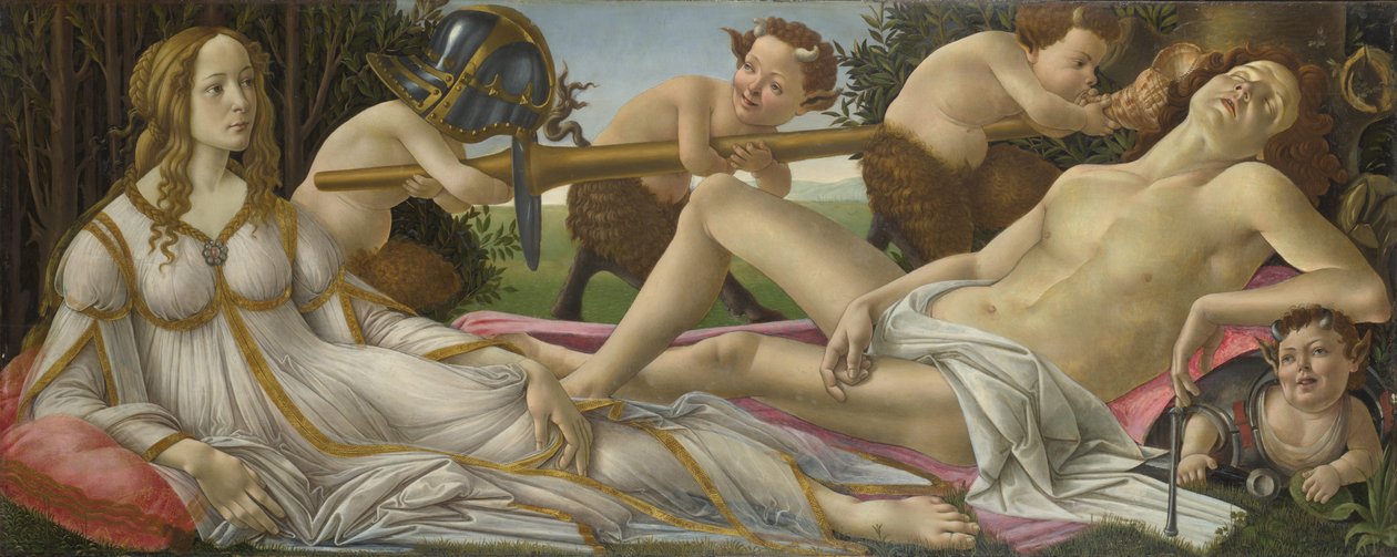 Venus og Mars av Sandro Botticelli