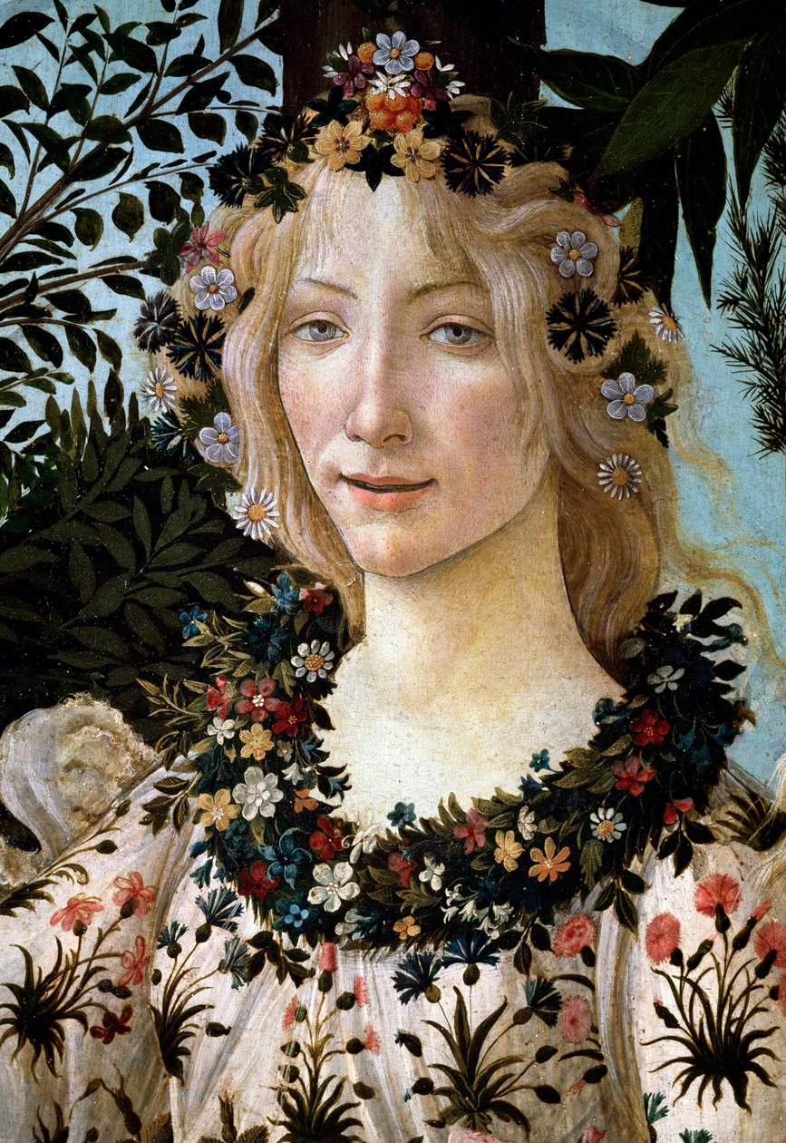Våren. Detalj (maleri av Sandro Botticelli
