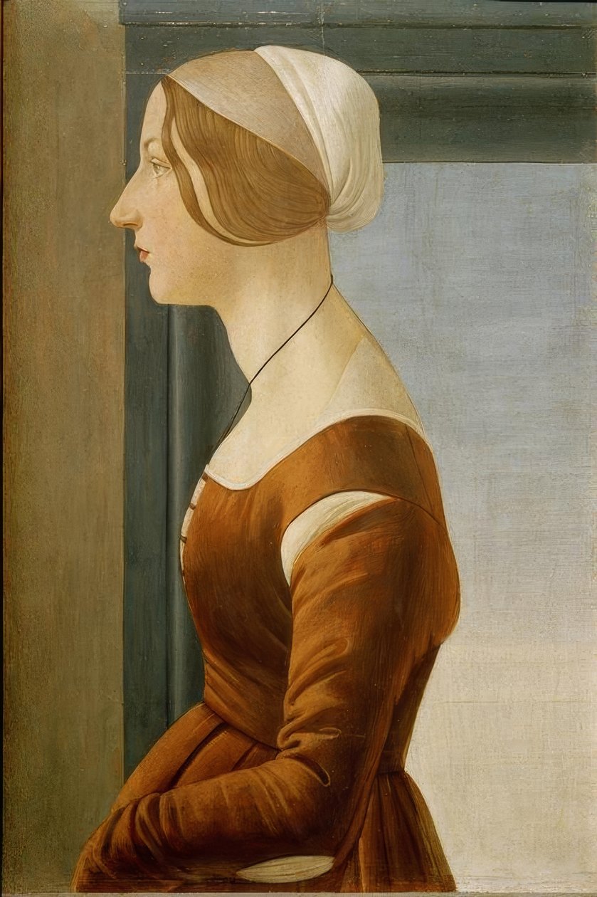 Portrett av en kvinne av Sandro Botticelli