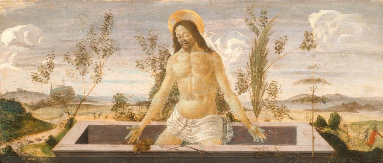 Kristus i graven av Sandro Botticelli