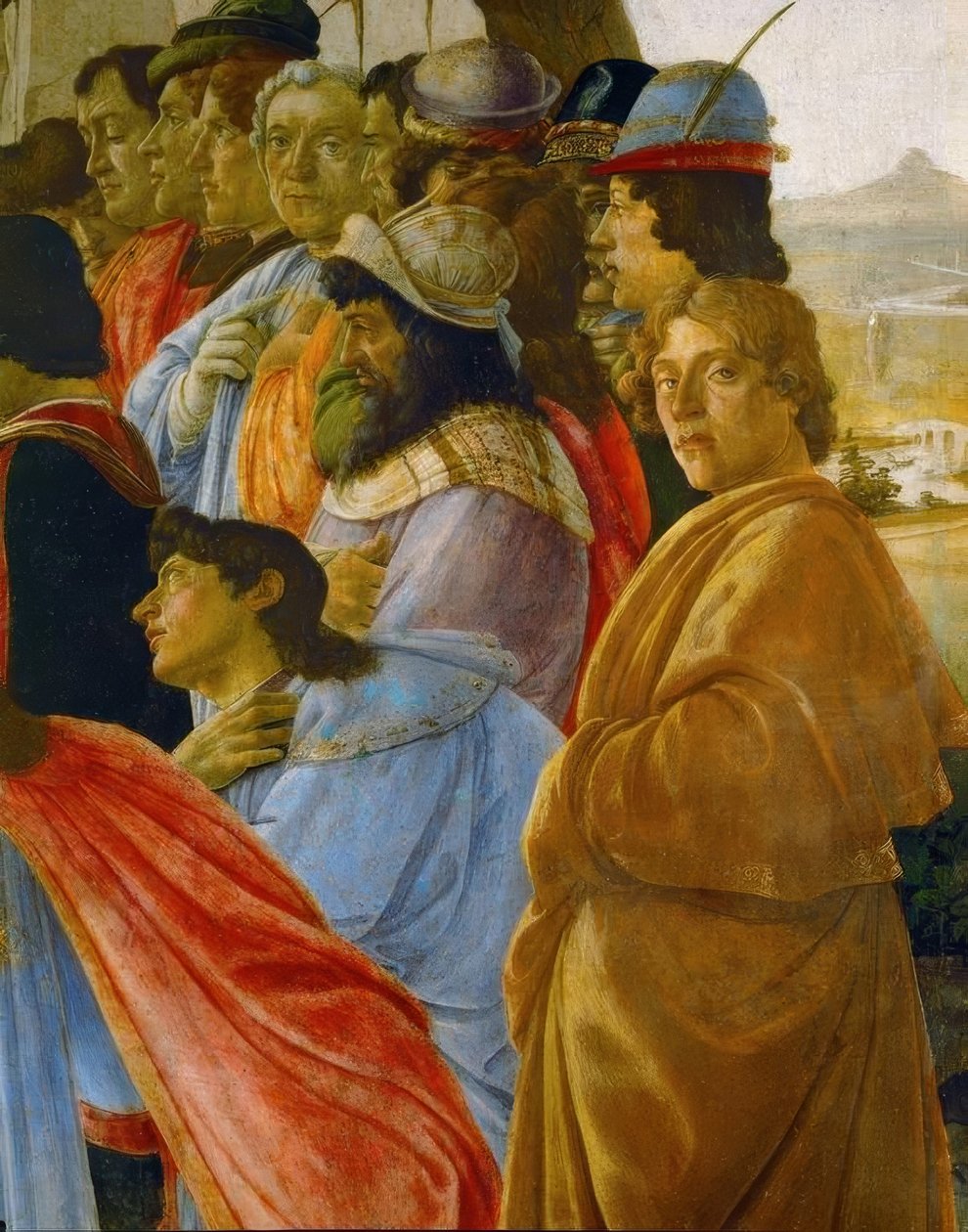 Tilbedelse av magiene av Sandro Botticelli