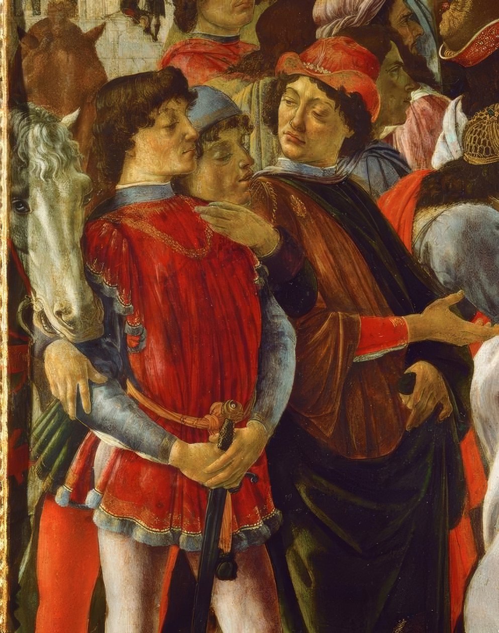 Tilbedelse av magiene av Sandro Botticelli
