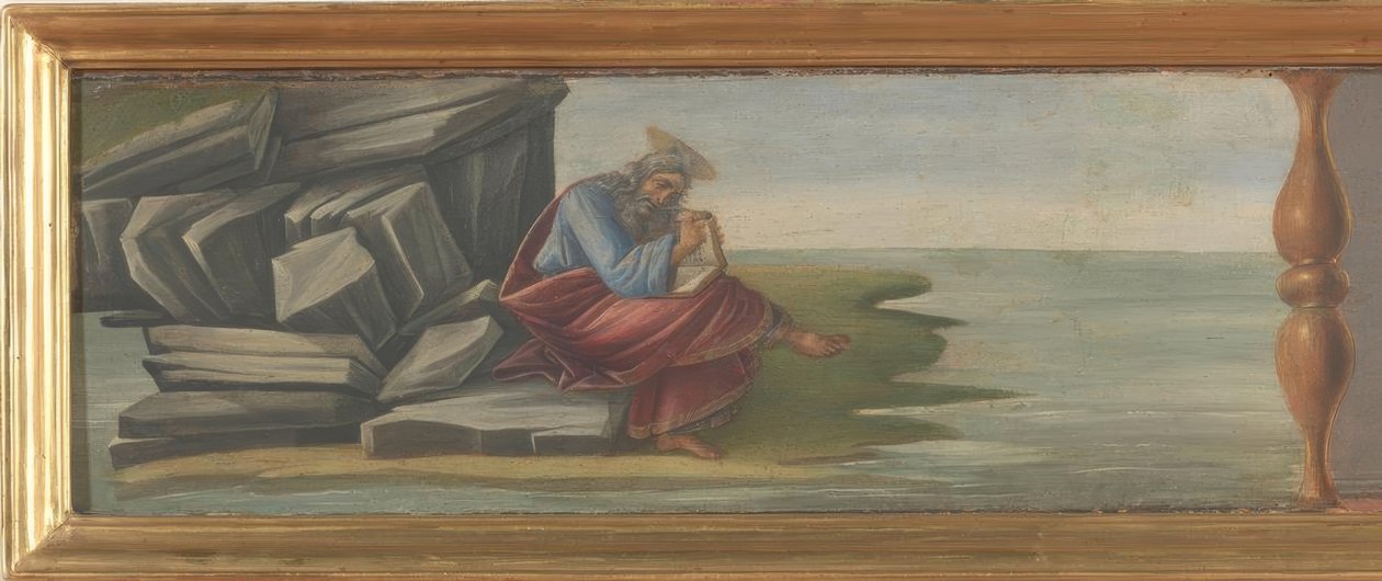 John på Patmos av Sandro Botticelli