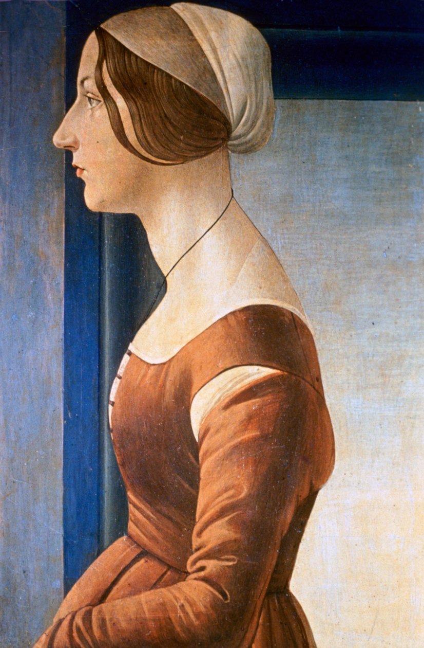 Den vakre Simonetta, 1475 av Sandro Botticelli