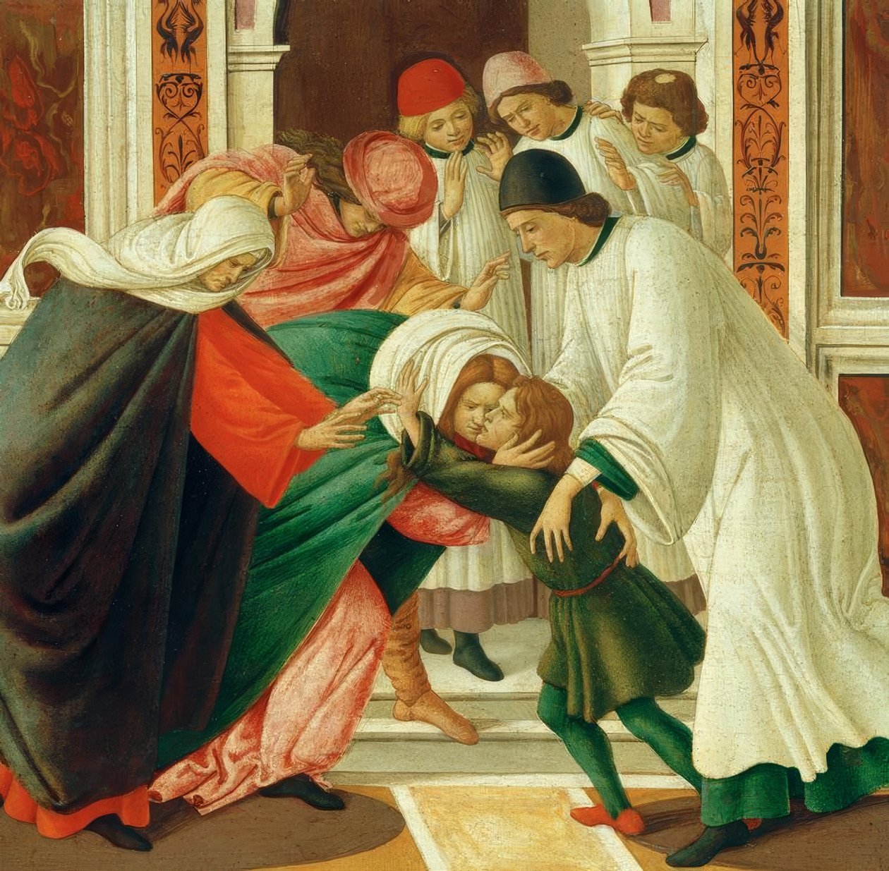 Lev og. Mirakler d. St. Zenobius (oppreise de døde) av Sandro Botticelli