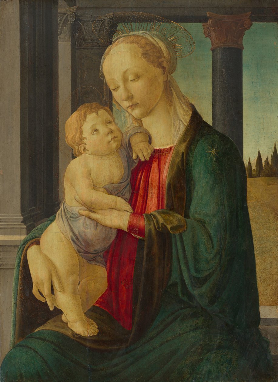 Madonna og barn, ca. 1470. av Sandro Botticelli