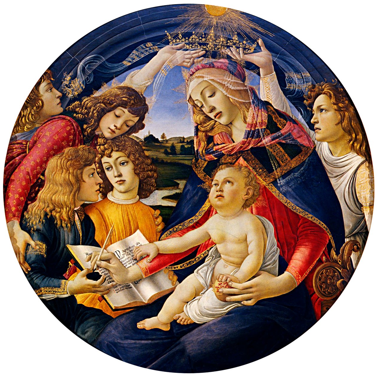 Madonna av Magnificat, 1483 av Sandro Botticelli
