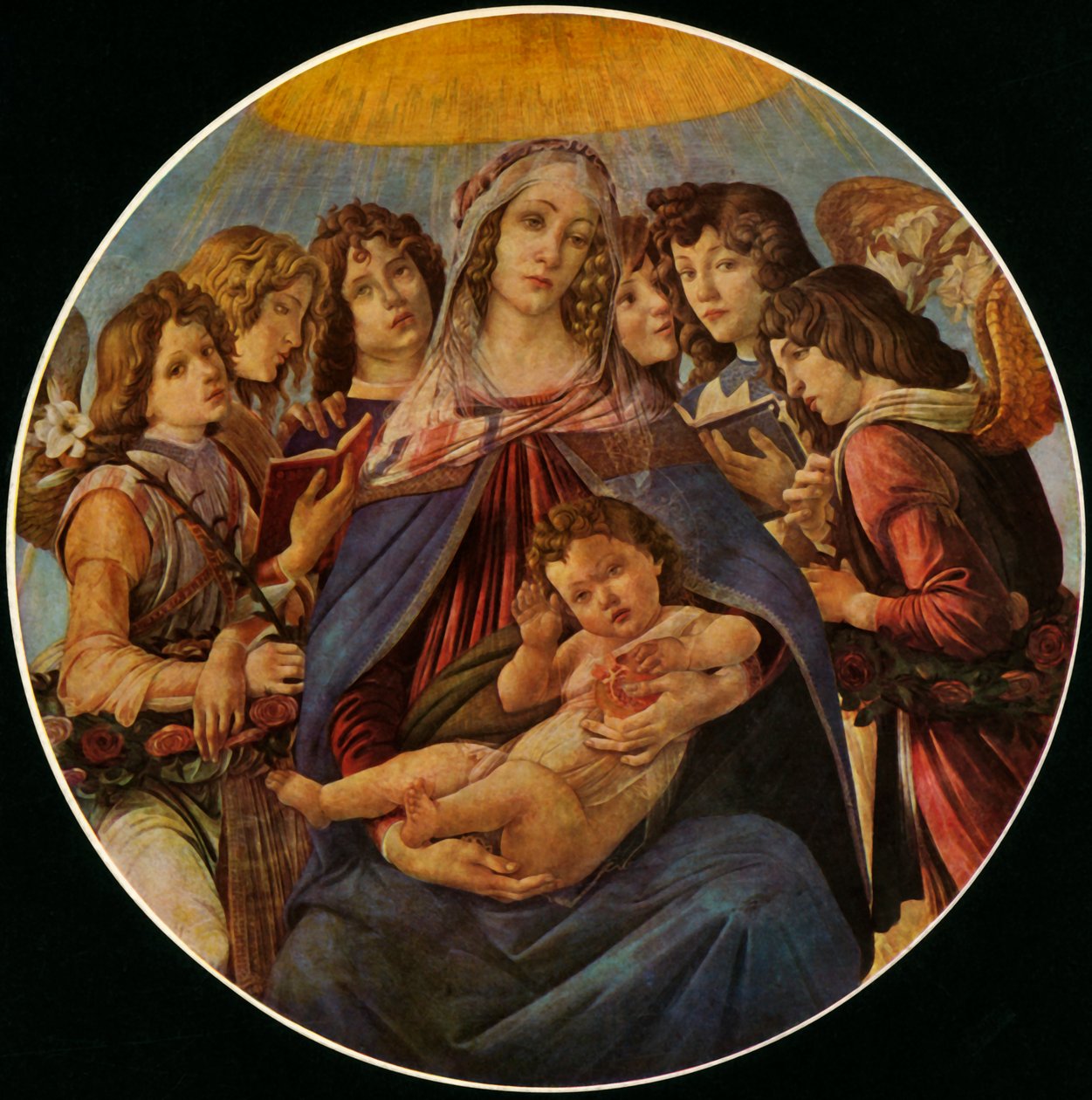 Madonna of the Pomegranate, c1487, 1937. av Sandro Botticelli