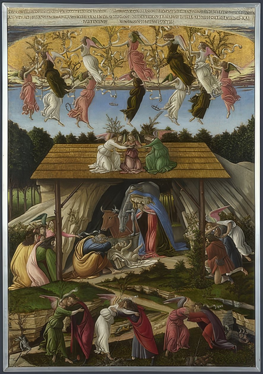 Mystisk fødsel. 1500 av Sandro Botticelli