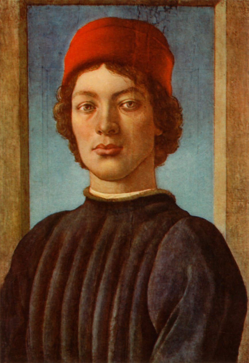 Portrait of a Youth, c1485, 1937. av Sandro Botticelli