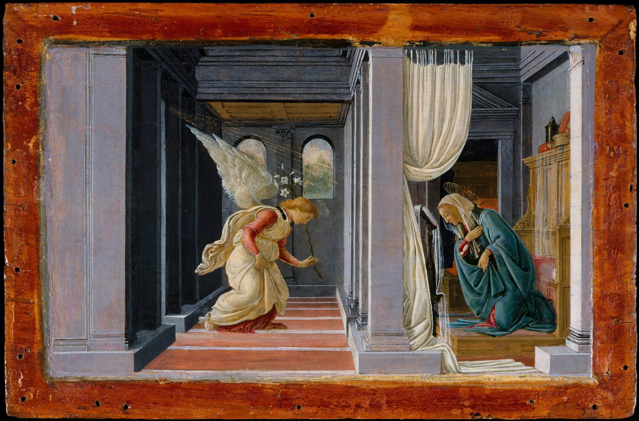Bebudelsen, ca. 1485-92. av Sandro Botticelli