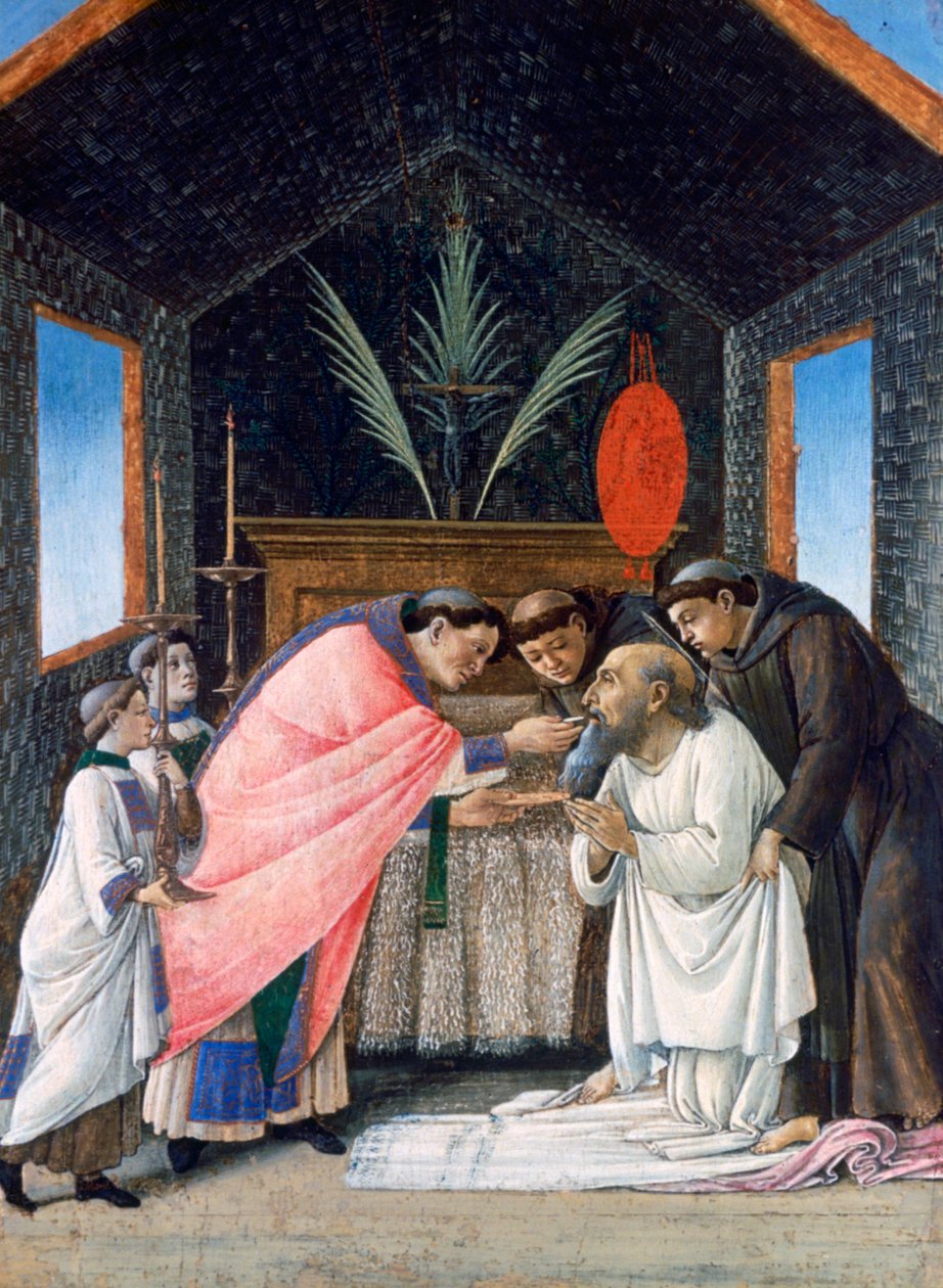 The Last Communion of St Hieronymus, c1495 av Sandro Botticelli
