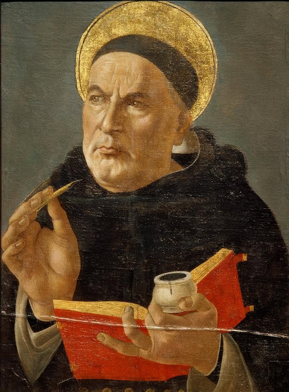 Thomas Aquinas. av Sandro Botticelli