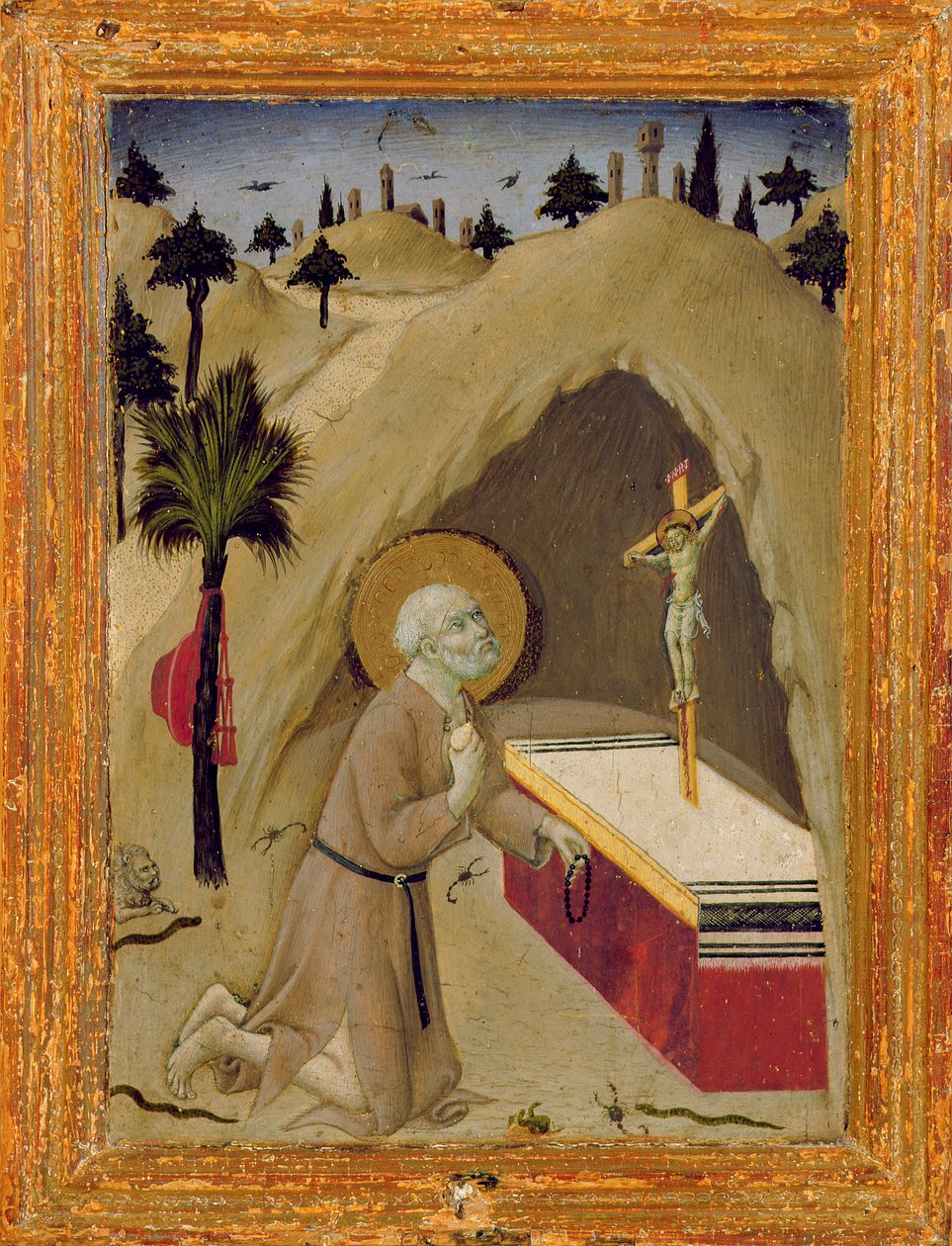 St. Hieronymus i ørkenen av Sano di Pietro