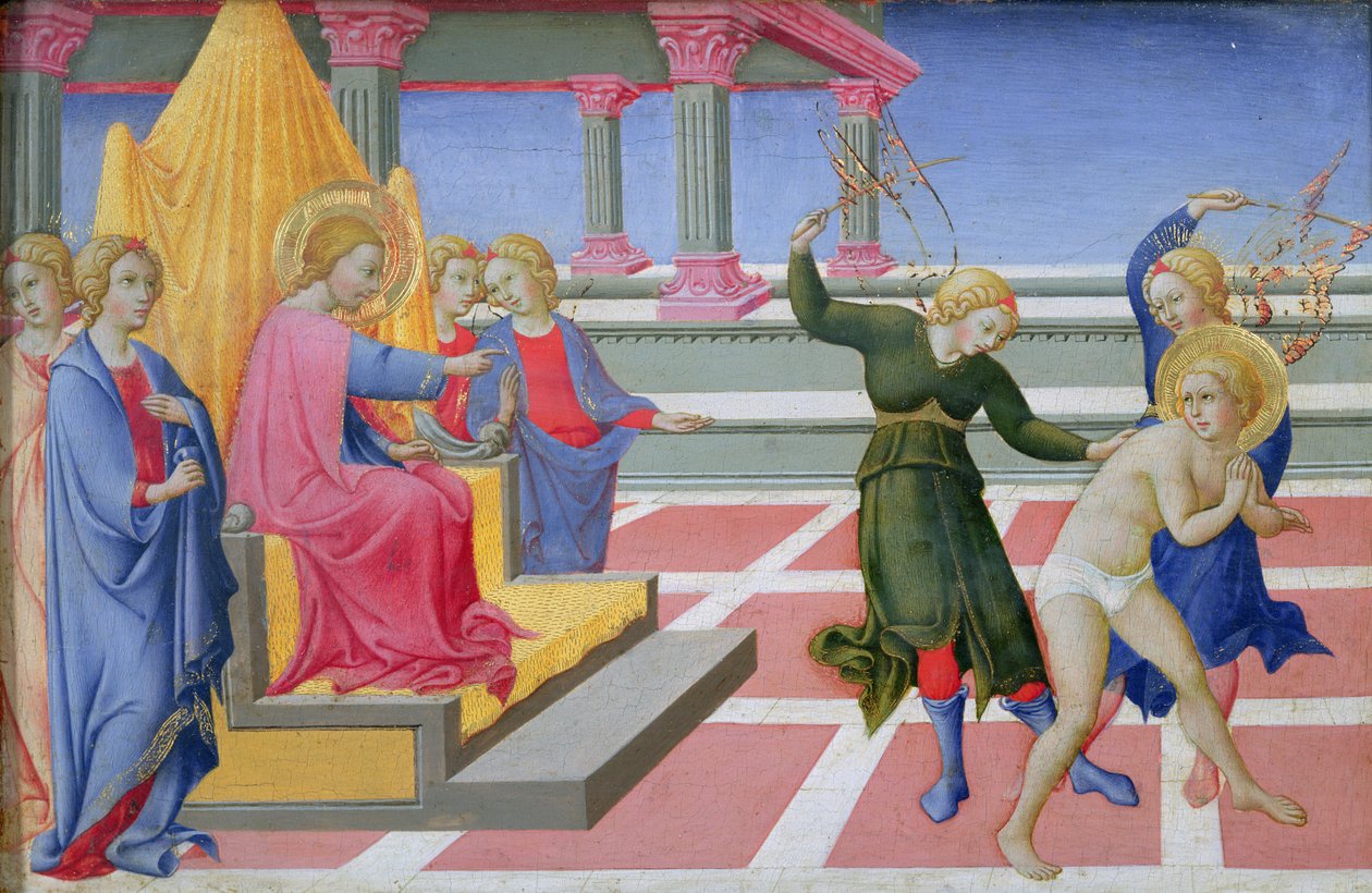 Drømmen om St. Hieronymus, 1444 av Sano di Pietro