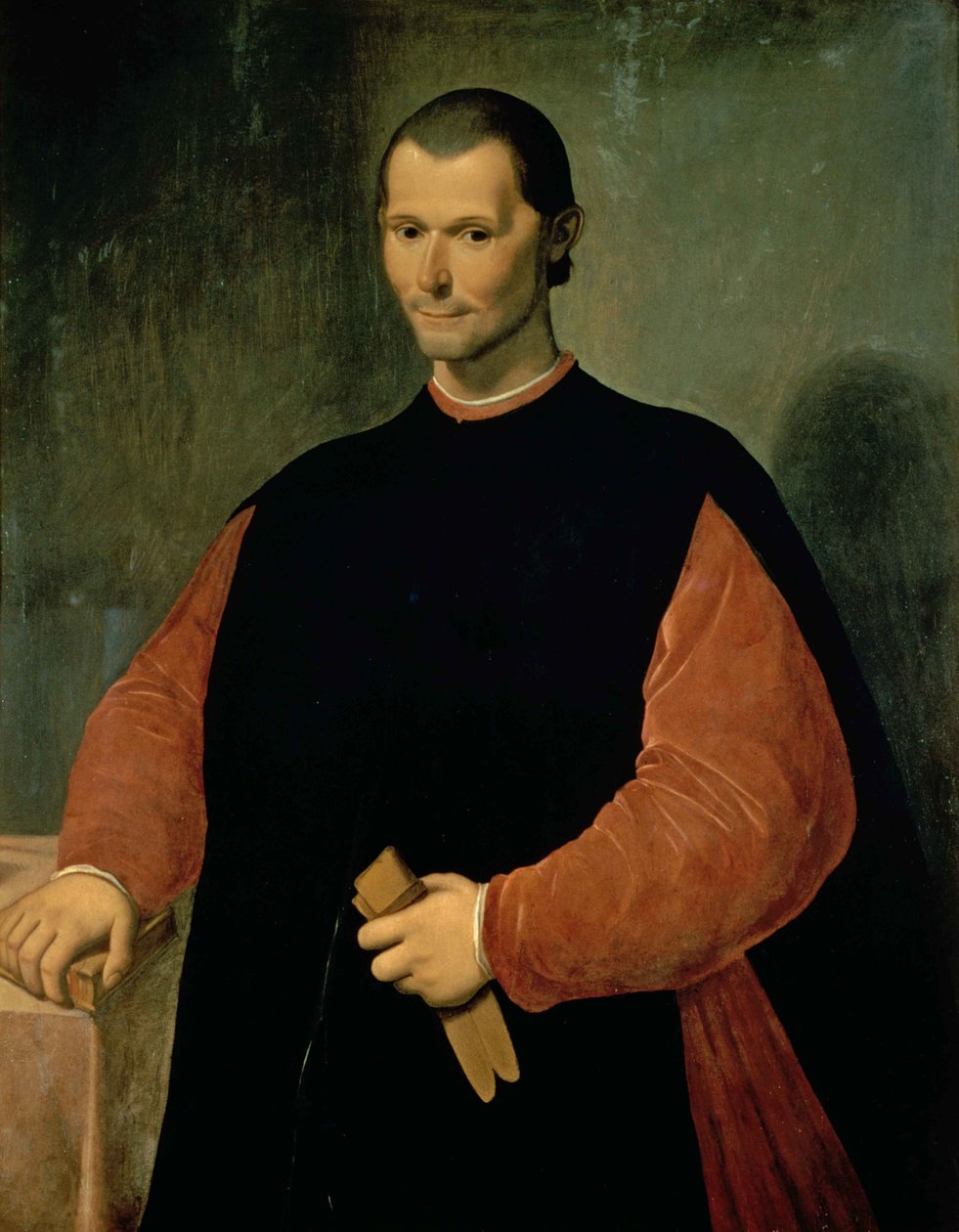 Portrett av Niccolo Machiavelli (1469-1527) av Santi di Tito