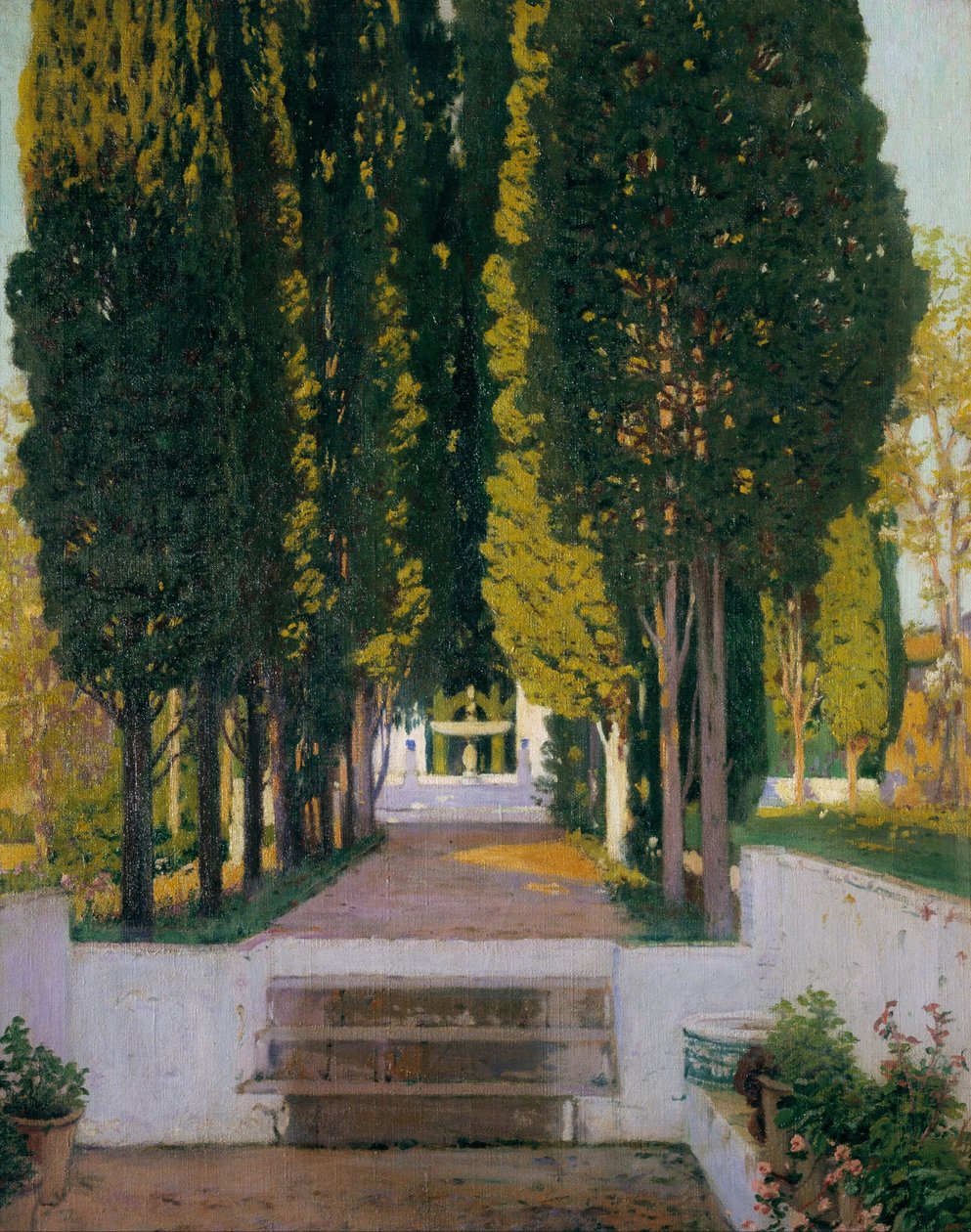 Gardens of Generalife av Santiago Rusiñol
