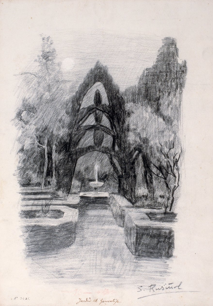 Gardens of the Generalife av Santiago Rusiñol