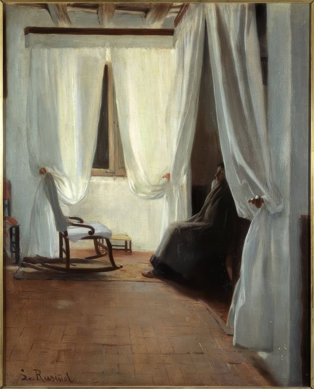 Syk kvinne av Santiago Rusiñol