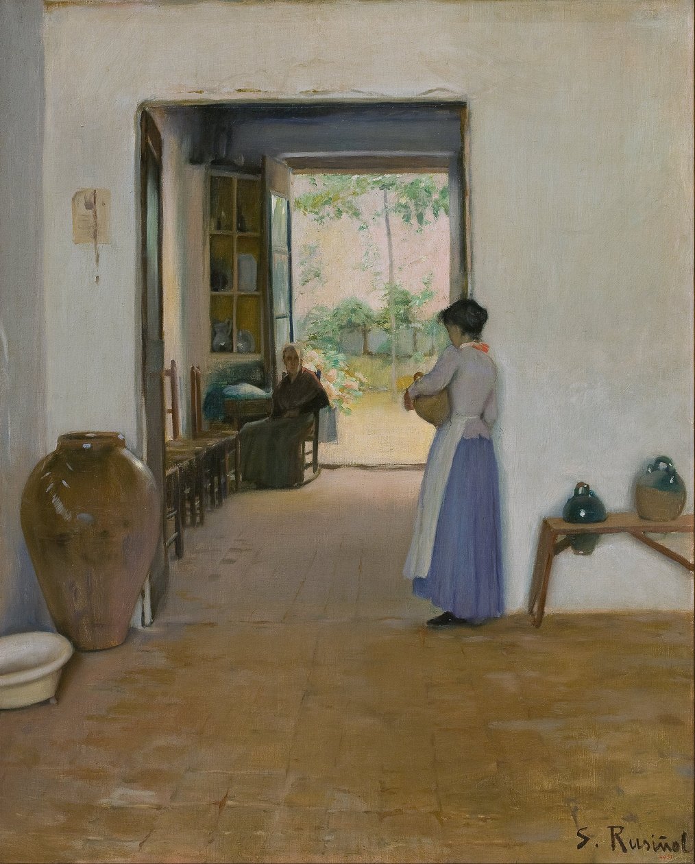 Sitges interiør av Santiago Rusiñol
