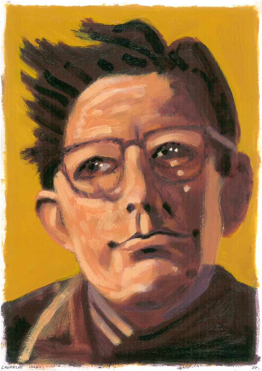 Laurie Lee, 2008 (olje) av Sara Hayward