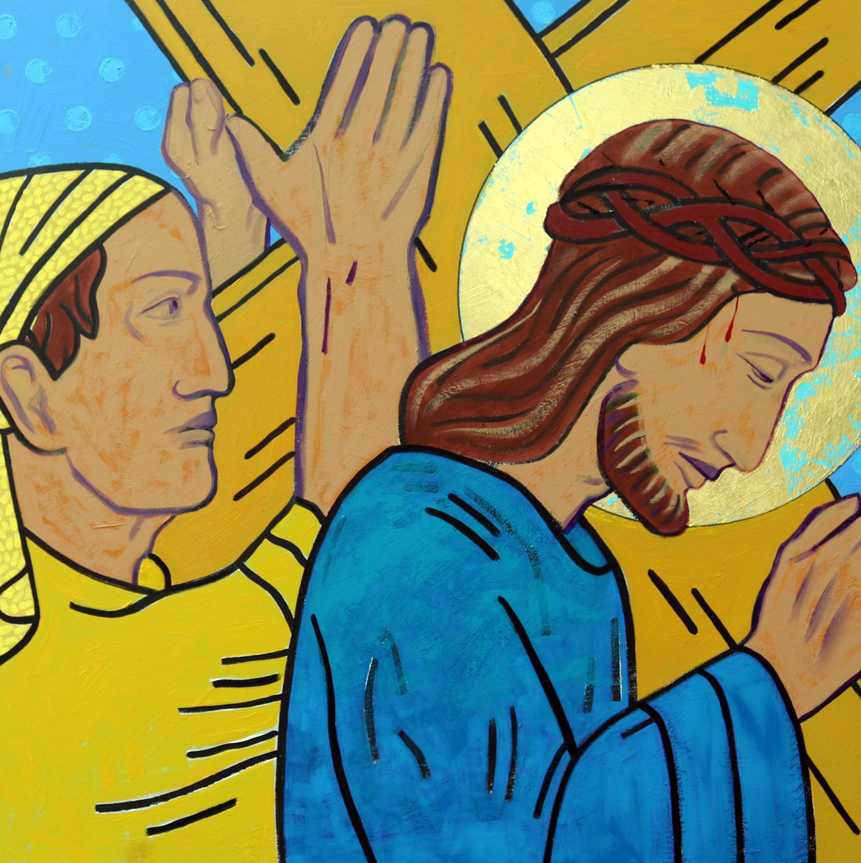 Simon hjelper Jesus av Sara Hayward