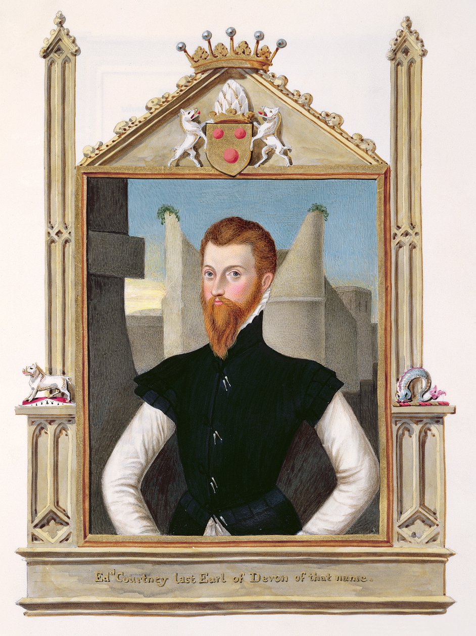 Portrett av Edward Courtenay (ca. 1526-56) Siste jarl av Devonshire fra 
