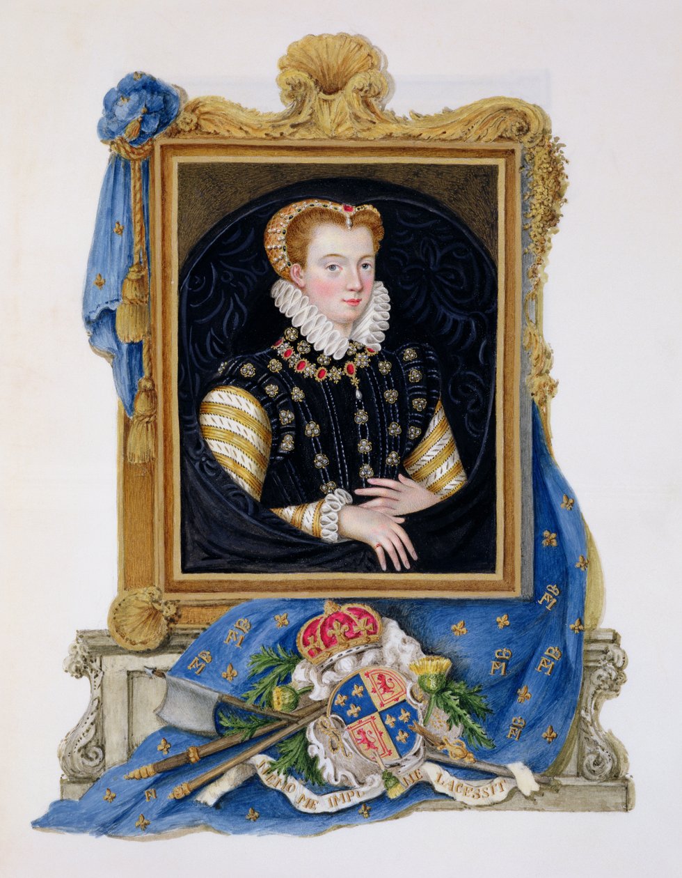 Portrett av Mary Queen of Scots (1542-87) fra 