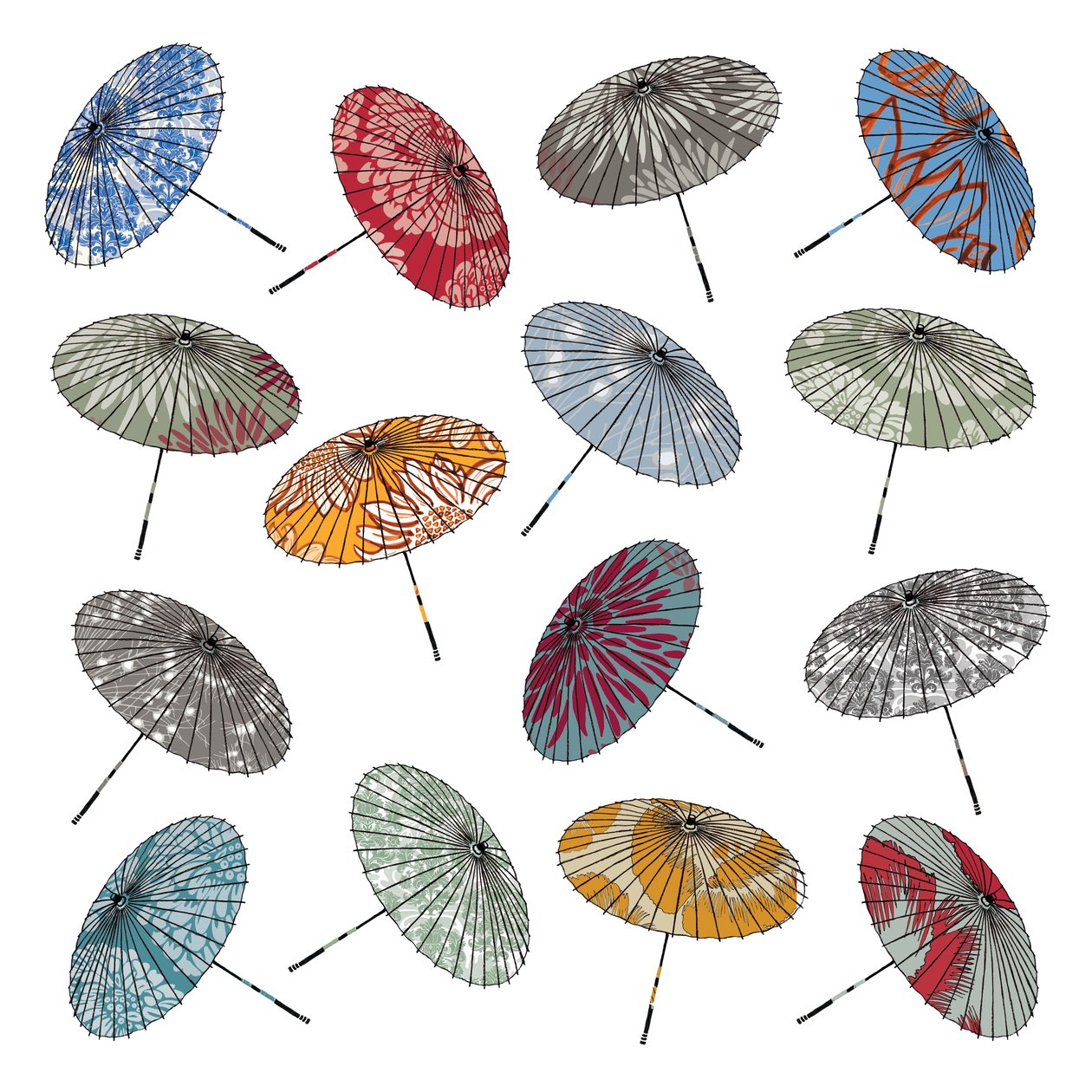 Parasoller, 2012 (digital) av Sarah Hough
