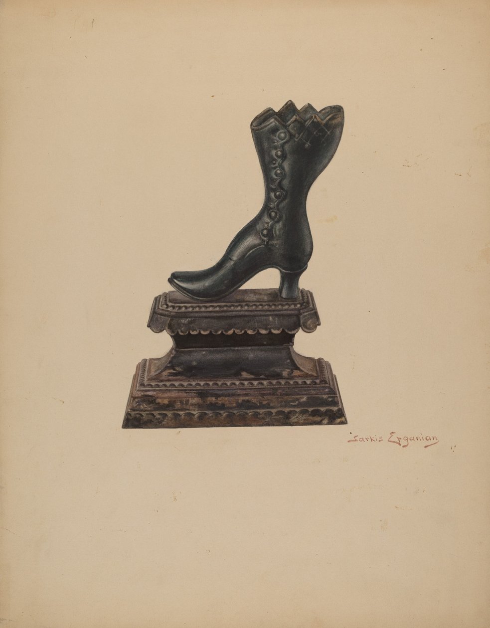 Dørstopper, c. 1939. av Sarkis Erganian