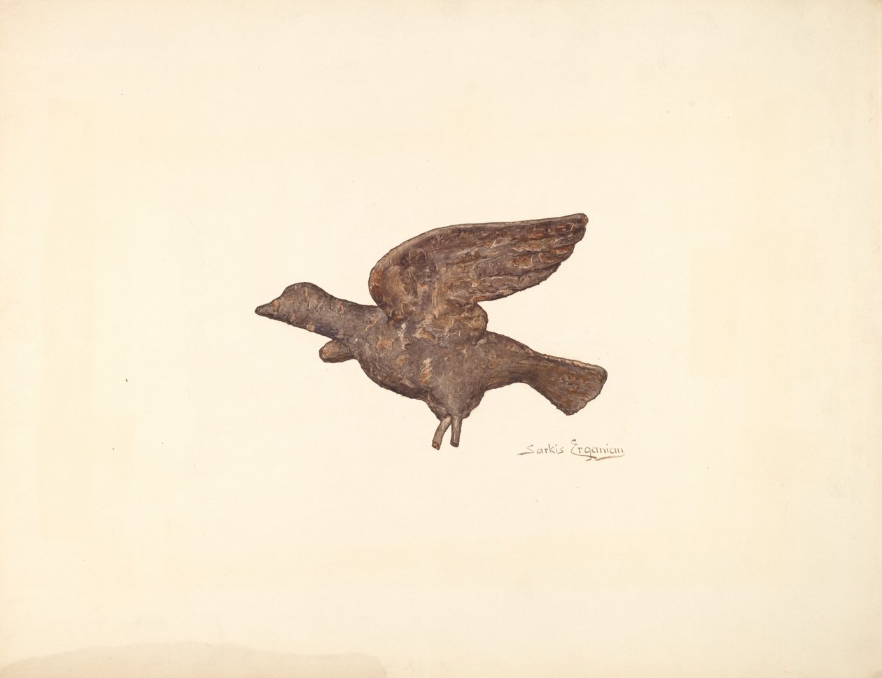 Dove, c. 1940.    1156754   no       norwegian Successfully Translated  Original: The Rape of Proserpina Translat: The Rape of Proserpina 1242192 no norwegian Successfully Translated Original: Christ and His Disciples in the Garden of Gethsemane, by Rembra av Sarkis Erganian